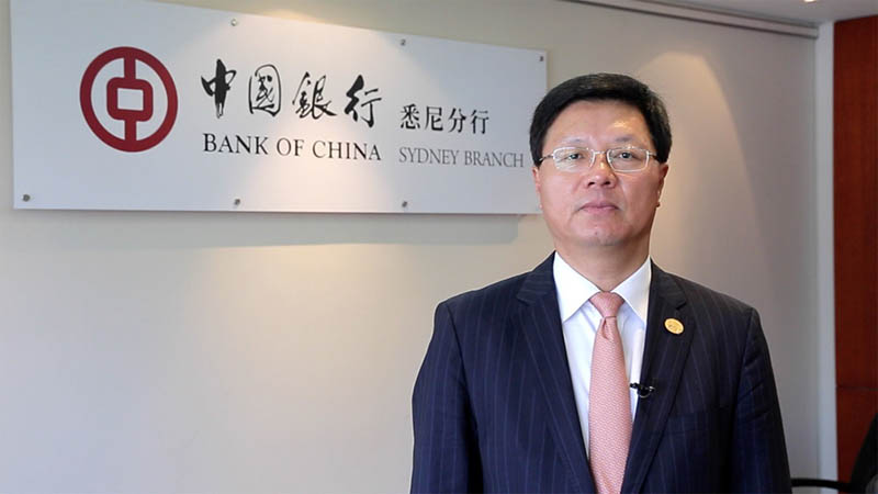 中國銀行澳大利亞地區總經理兼總代表胡善君通過人民網向廣大網友拜年