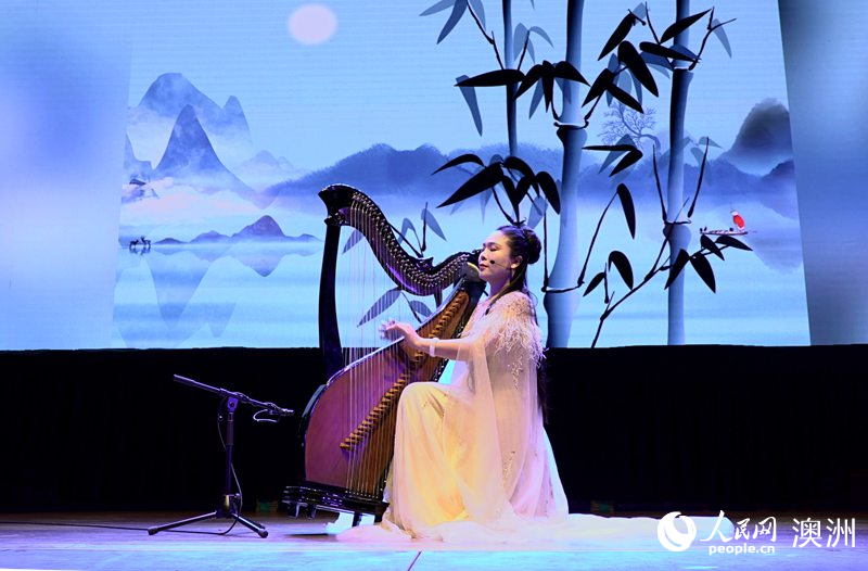 箜篌獨奏《春江花月夜》（攝影 石想）